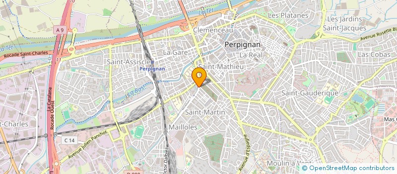 localisation de l'entreprise PERPIGNANAISE DE DEPANNAGE A DOMICILE  PERPIGNAN