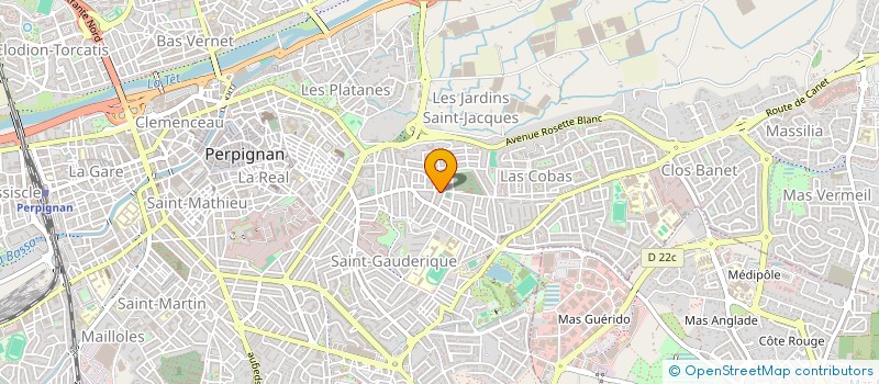 localisation de l'entreprise PERPIGNON  PERPIGNAN