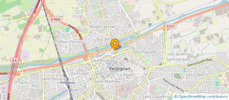 localisation de l'entreprise PERPINOIR  PERPIGNAN