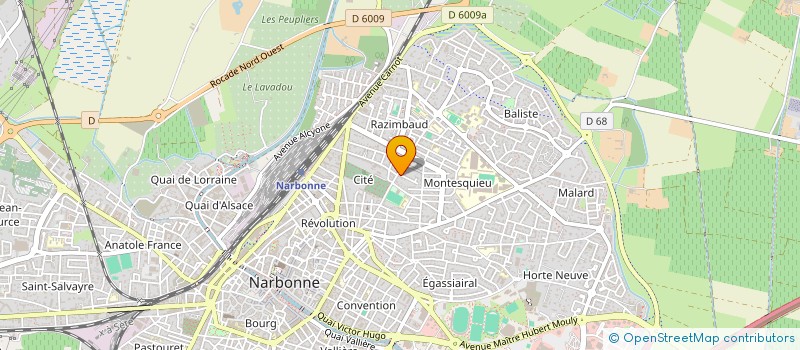 localisation de l'entreprise PERPIREST à NARBONNE