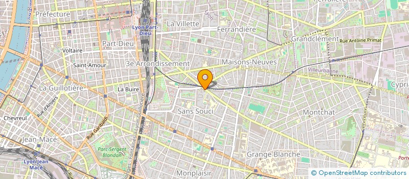 localisation de l'entreprise PERR  LYON