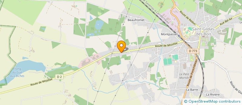 localisation de l'entreprise PERR-HOLDING à SAINT-GILDAS-DES-BOIS