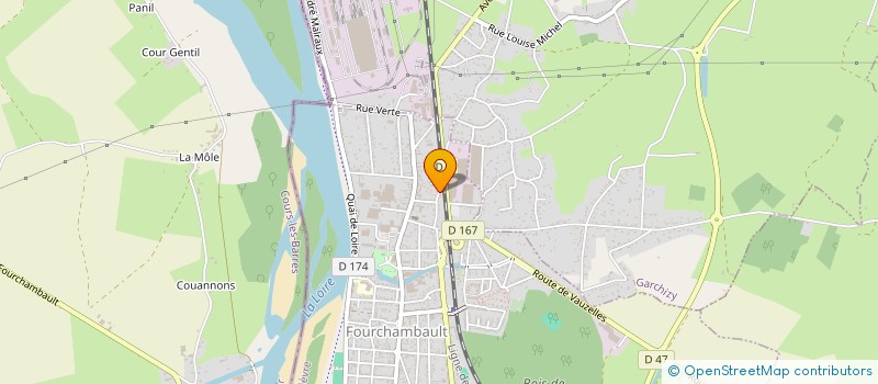 localisation de l'entreprise PERRAES CONSTRUCTION  FOURCHAMBAULT