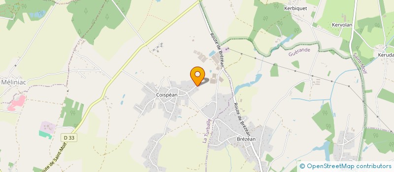 localisation de l'entreprise PERRAIS COUDRIAU IMMOBILIER  LA TURBALLE