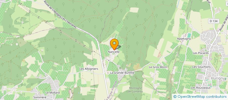localisation de l'entreprise PERRAUD JEAN CHRISTOPHE à LA ROCHE-VINEUSE