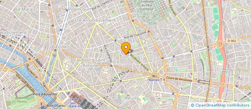 localisation de l'entreprise PERRAULT ARCHITECTURE  PARIS