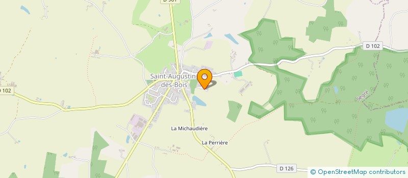 localisation de l'entreprise PERRAULT CARRELAGE  SAINT-AUGUSTIN-DES-BOIS