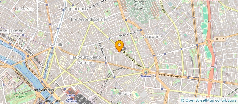 localisation de l'entreprise PERRAULT HOTELS INVESTISSEMENTS  PARIS