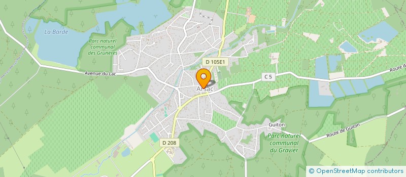 localisation de l'entreprise PERRAUNATIE  ARSAC