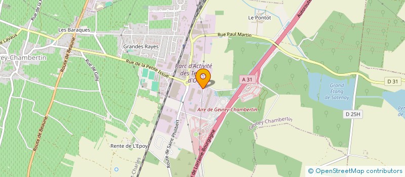 localisation de l'entreprise PERRBAL à GEVREY CHAMBERTIN