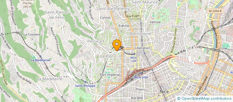 localisation de l'entreprise PERREIRA ET CIE à NICE
