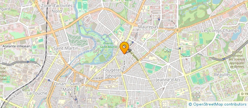 localisation de l'entreprise PERRENNES  RENNES