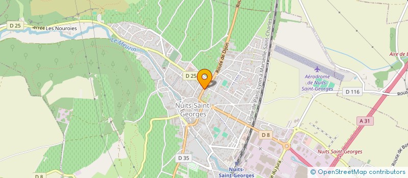 localisation de l'entreprise PERRENOUD SA  NUITS-SAINT-GEORGES