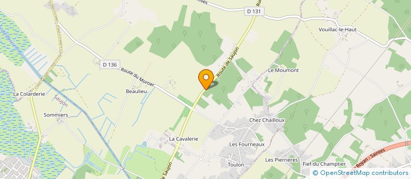 localisation de l'entreprise PERRET à SABLONCEAUX