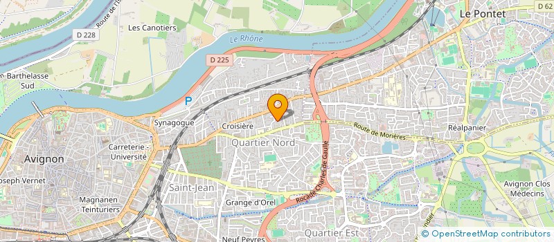 localisation de l'entreprise PERRET  AVIGNON