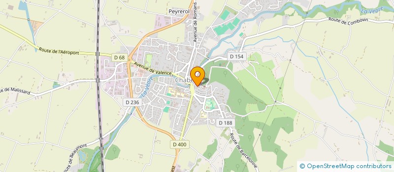 localisation de l'entreprise PERRET - CANAPLE INDIVISION à CHABEUIL