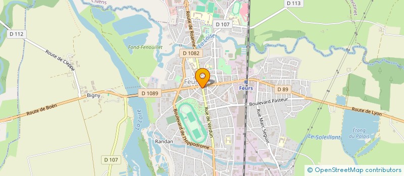 localisation de l'entreprise PERRET DIDIER  FEURS