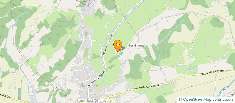 localisation de l'entreprise PERRET FF1  SAINT-JUST-CHALEYSSIN