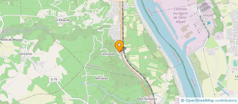 localisation de l'entreprise PERRET MARGARET BEDLJOUDI ELISABETH  CHAVANAY