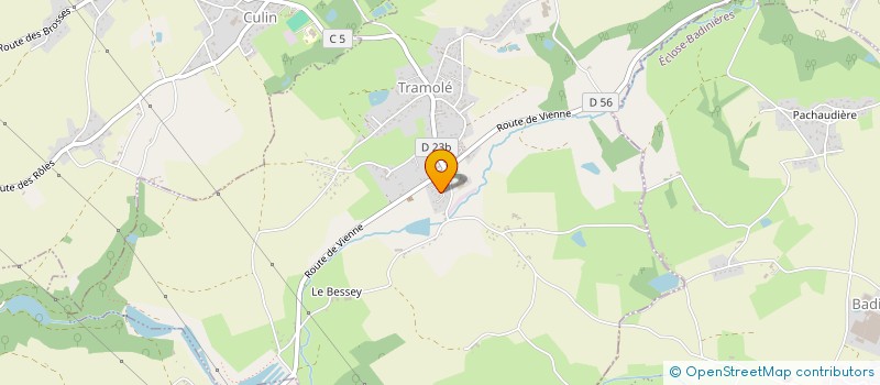 localisation de l'entreprise PERRET MICHEL  TRAMOLE