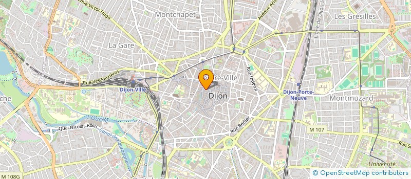 localisation de l'entreprise PERRET MISSET à DIJON