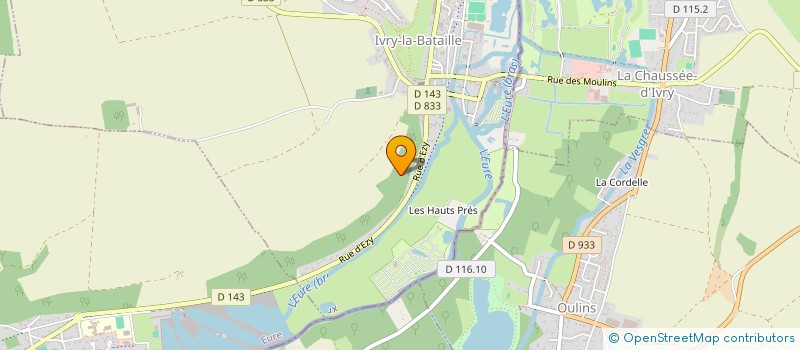 localisation de l'entreprise PERREUR INDIVISSION  IVRY-LA-BATAILLE