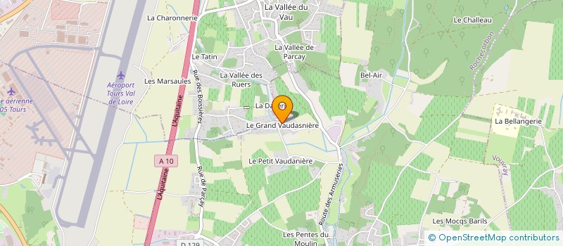 localisation de l'entreprise PERRI à ROCHECORBON