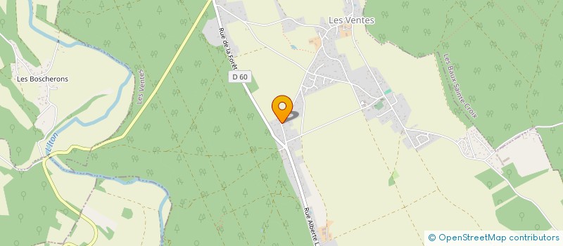 localisation de l'entreprise PERRI LIVRAISONS TRANPORTS  LES VENTES