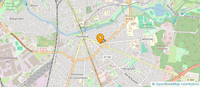 localisation de l'entreprise PERRICHET FINANCES à LE MANS