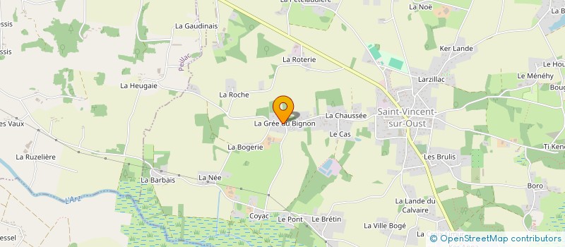 localisation de l'entreprise PERRICHOT - HERVIEUX  SAINT-VINCENT-SUR-OUST