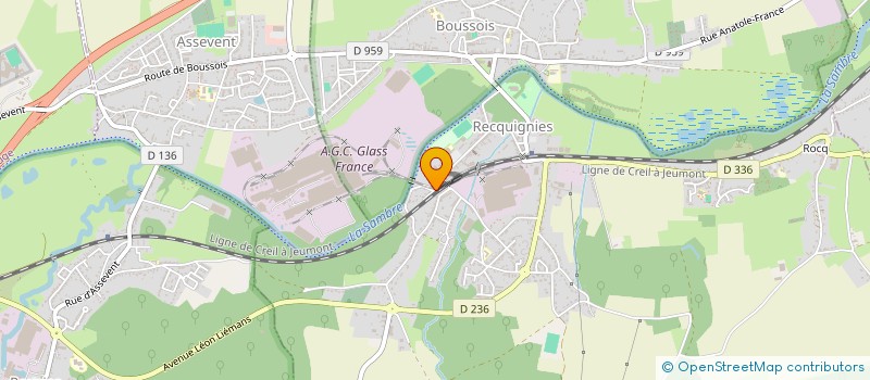 localisation de l'entreprise PERRIEN 2L à RECQUIGNIES