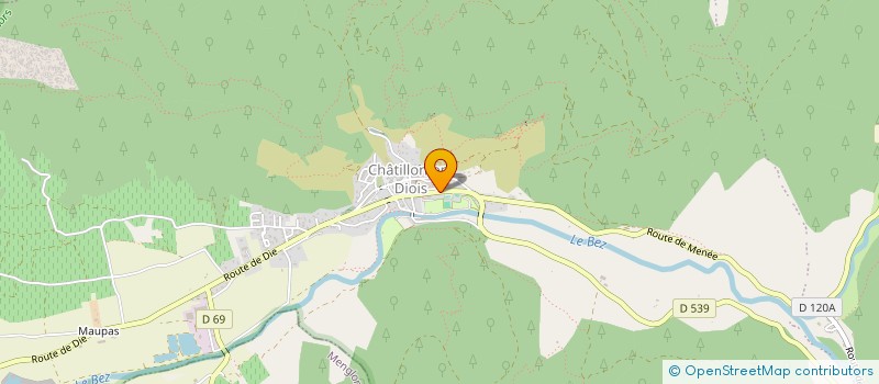 localisation de l'entreprise PERRIER à CHATILLON-EN-DIOIS