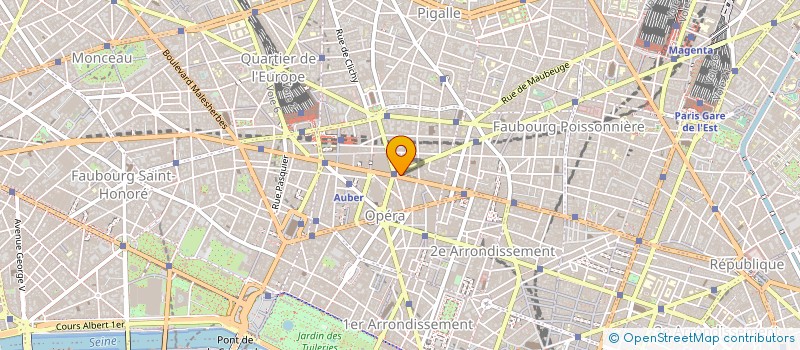 localisation de l'entreprise PERRIER ADC  PARIS