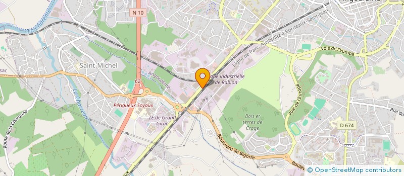 localisation de l'entreprise PERRIER AUTO-NET SERVICE à ANGOULEME