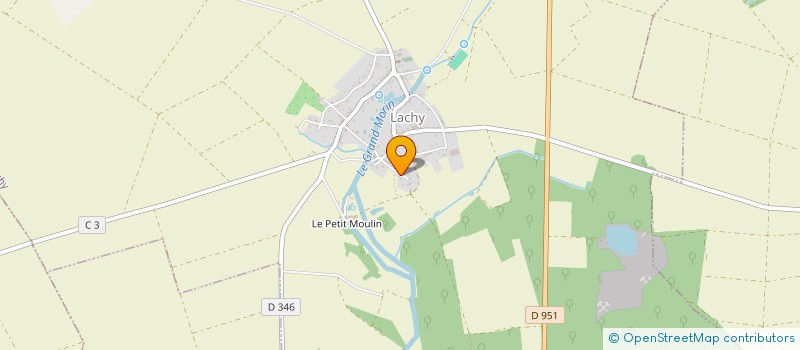 localisation de l'entreprise PERRIER DAVID  LACHY