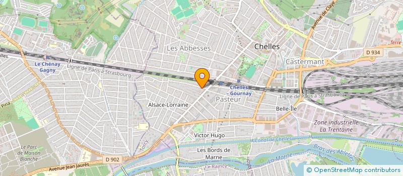 localisation de l'entreprise PERRIER EXPERTISE CONSEILS à CHELLES