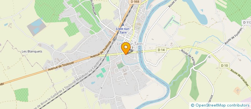 localisation de l'entreprise PERRIER-FONTES à LISLE-SUR-TARN