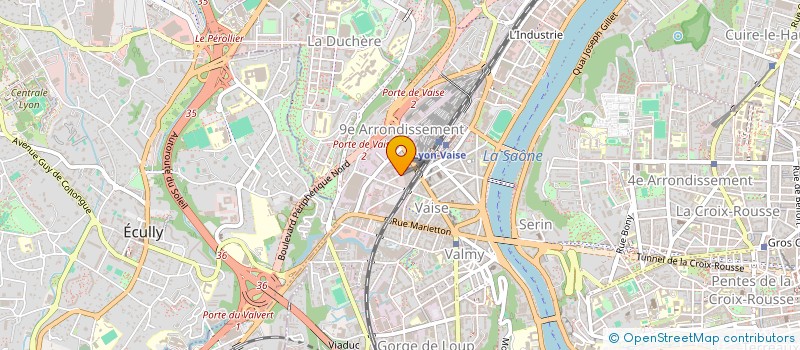 localisation de l'entreprise PERRIER FRERES  LYON