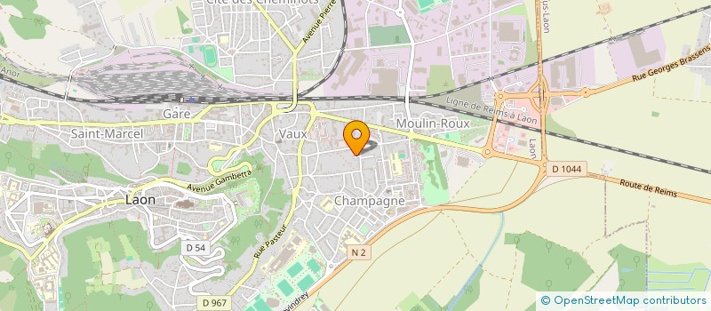 localisation de l'entreprise PERRIER IMMO à LAON