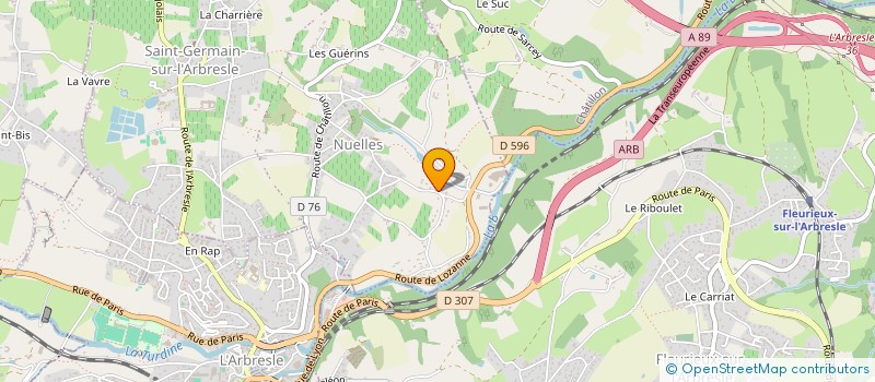 localisation de l'entreprise PERRIER/MICHELON LMNP  SAINT-GERMAIN-NUELLES