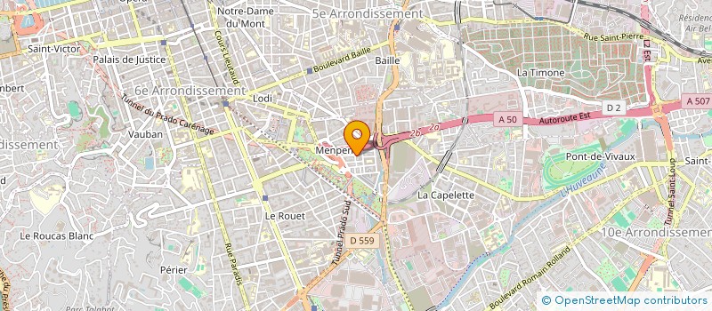 localisation de l'entreprise PERRIER PESAGE à MARSEILLE