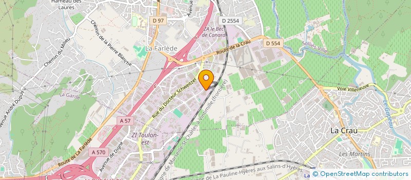 localisation de l'entreprise PERRIER SOREM à GONESSE