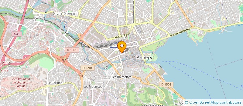 localisation de l'entreprise PERRIER SURDITE ANNECY à ANNECY