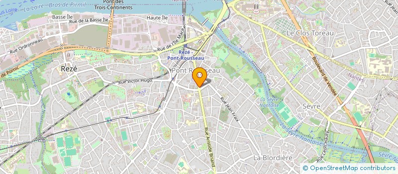 localisation de l'entreprise PERRIGAUD INVEST  REZE