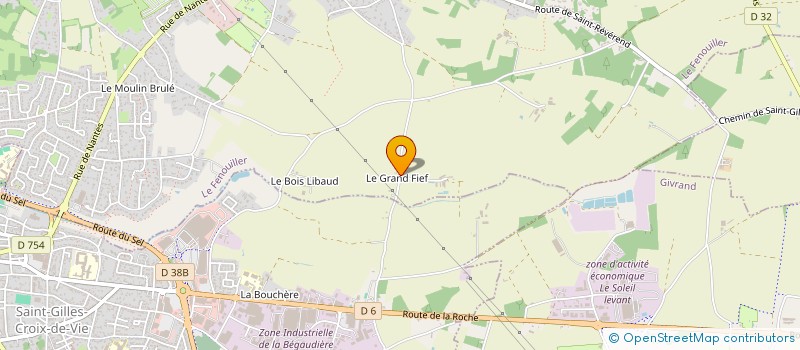 localisation de l'entreprise PERRIGAUD PERE ET FILLE  SAINT-GILLES-CROIX-DE-VIE