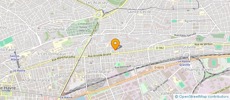 localisation de l'entreprise PERRIGAULT BQ à LE HAVRE