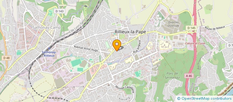 localisation de l'entreprise PERRIGOT & RESSICAUD ETABLISSEMENT à RILLIEUX-LA-PAPE