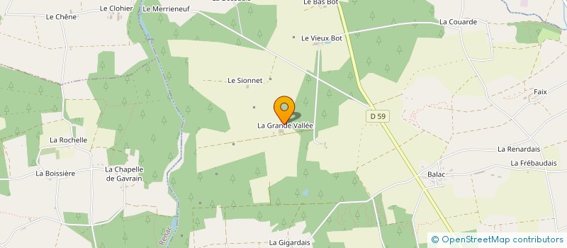 localisation de l'entreprise PERRIGUE à LANGON