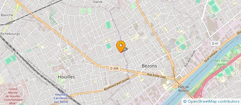 localisation de l'entreprise PERRIMMO  HOUILLES