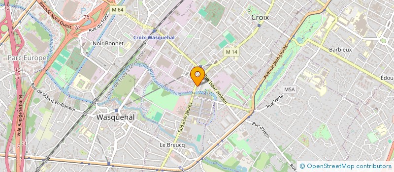 localisation de l'entreprise PERRIN 27 à CROIX